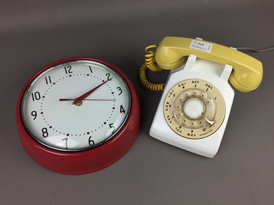 Lot 534 - A VINTAGE TELEPHONE AND OTHER ITEMS