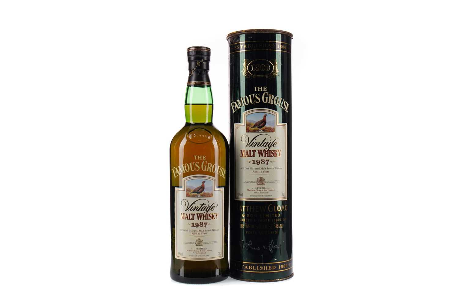 Lot 189 - FAMOUS GROUSE 1987 AGED 12 YEARS