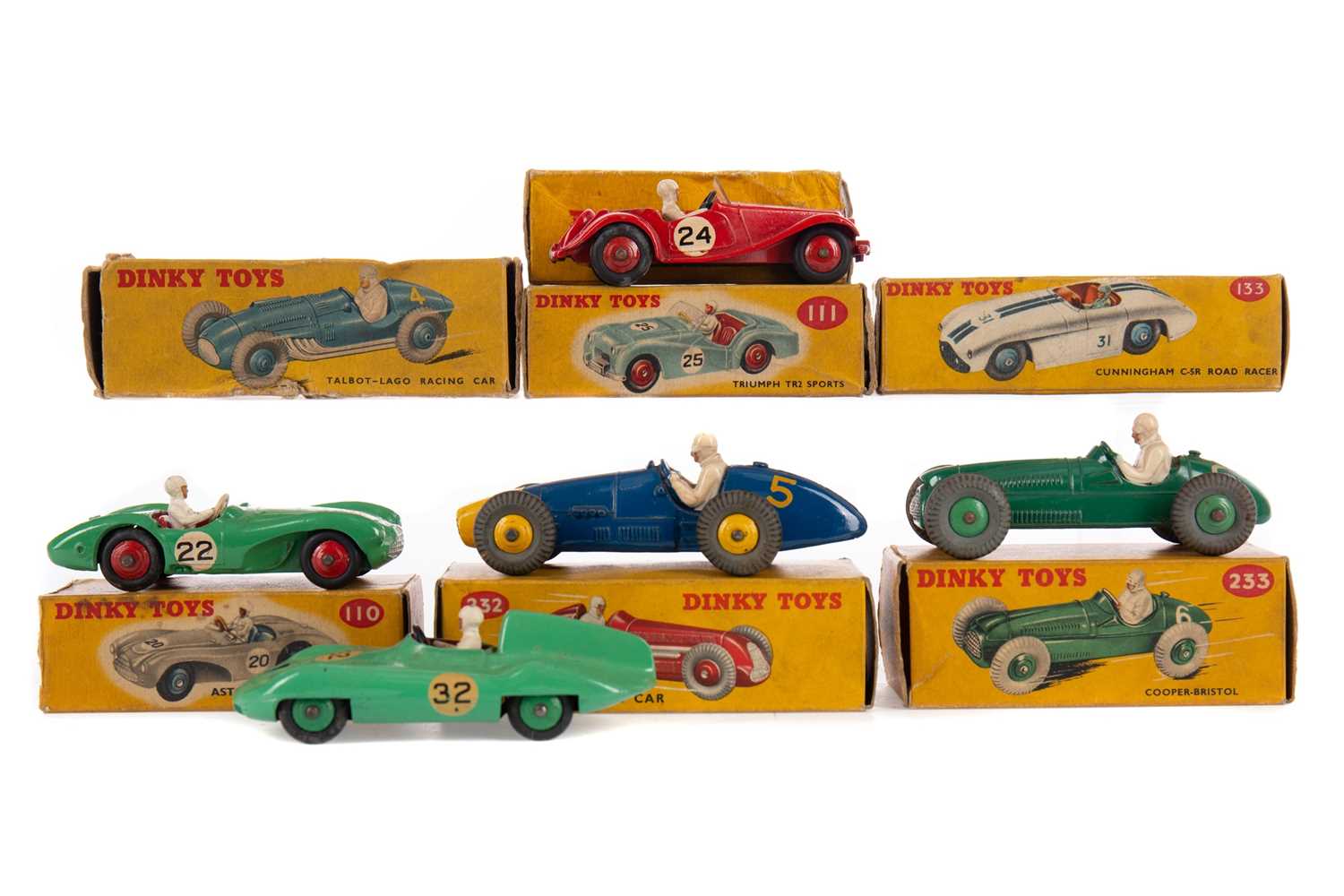 Lot 1318 - EIGHT DINKY MODELS