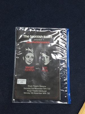 Lot 573 - MARGOT FONTEYN AND IVAN NAGY INTEREST