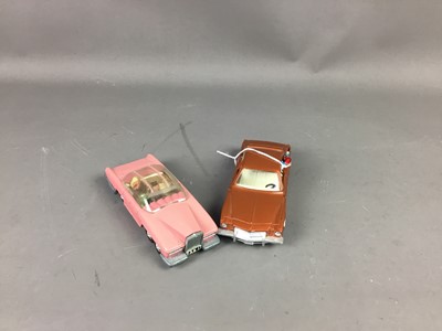 Lot 500A - A CORGI DIE CAST MODEL OF LADY PENELOPE'S FAB I THUNDERBIRDS, AND A BUICK REGAL