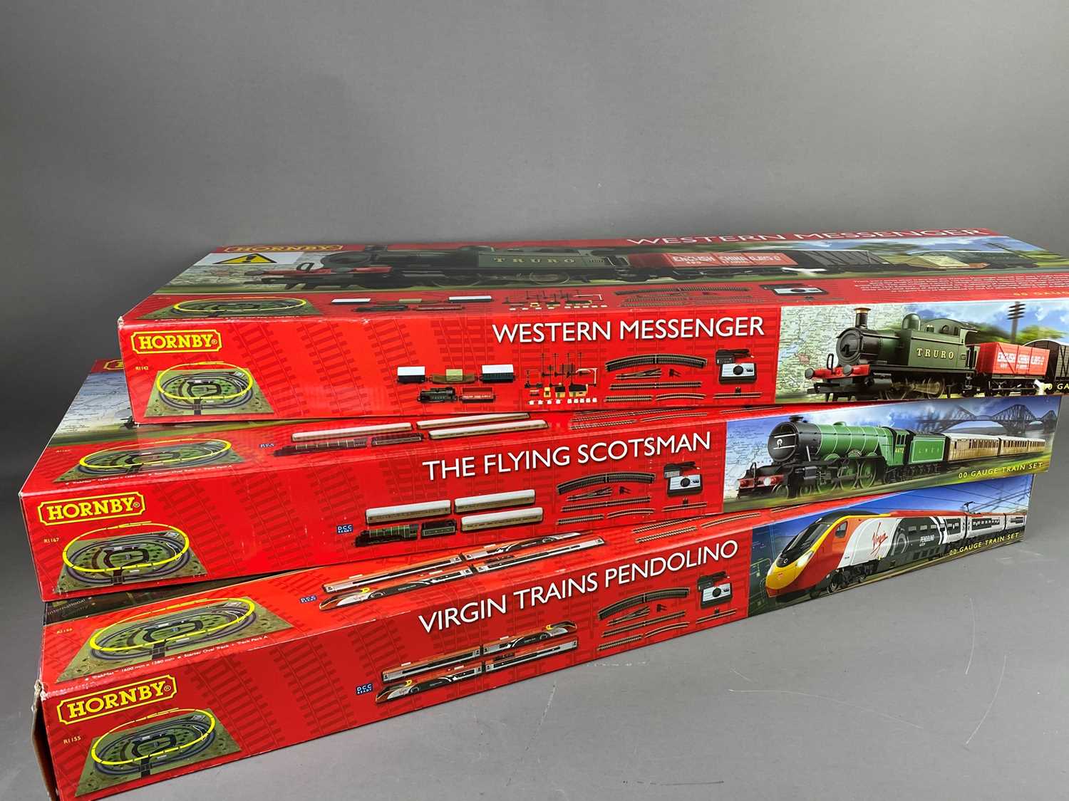 Lot 57 - A LOT OF HORNBY TRAIN SETS