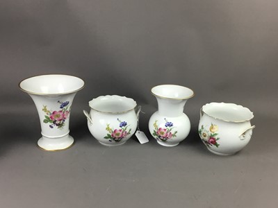 Lot 148 - A COLLECTION OF SIX (THREE PAIRS) KAISER PORCELAIN VASES