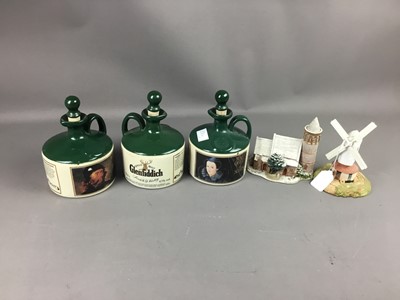 Lot 530A - A LOT OF FIVE LILLIPUT LANE MODELS AND THREE DECANTERS