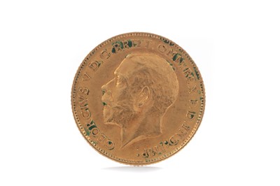 Lot 87 - A GEORGE V GOLD HALF SOVEREIGN DATED 1911