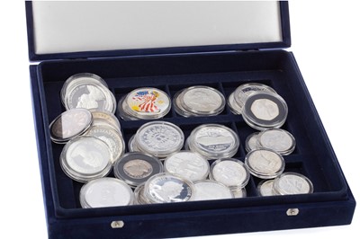 Lot 90 - A COLLECTION OF MAINLY BRITISH AND AMERICAN SILVER COINS