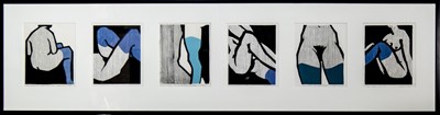 Lot 759 - BLUE STOCKING SERIES, SIX PRINTS BY WILLIE RODGER