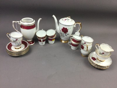 Lot 202 - A ROYAL STAFFORD 'ROSES TO REMEMBER' PART COFFEE SERVICE AND ANOTHER