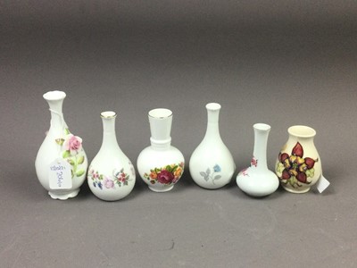 Lot 206 - A LOT OF AYNSLEY, COALPORT AND OTHER VASES