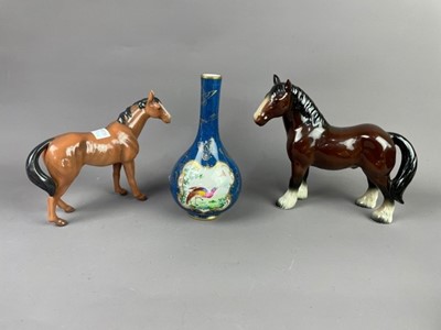 Lot 215 - A NEW CHELSEA VASE AND OTHER CERAMICS