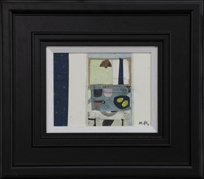 Lot 799 - STUDY FOR BLUE SHADE, A MIXED MEDIA BY SANDY MURPHY