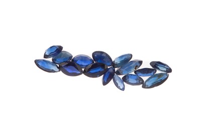 Lot 482 - **A COLLECTION OF UNMOUNTED SAPPHIRES