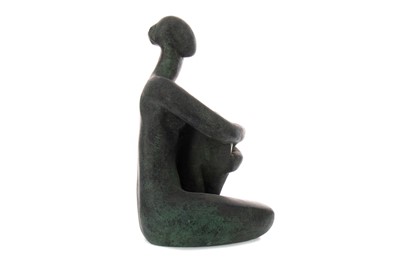Lot 563 - PROUD WOMAN, KNEE RAISED, A SCULPTURE BY ELEANOR CHRISTIE CHATTERLEY