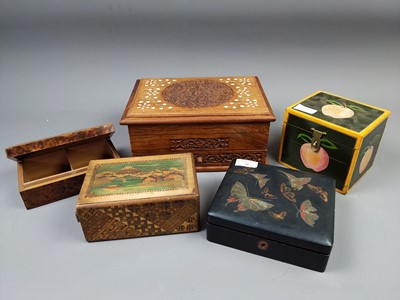 Lot 74 - A COLLECTION OF NINE BOXES