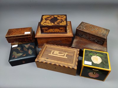 Lot 74 - A COLLECTION OF NINE BOXES