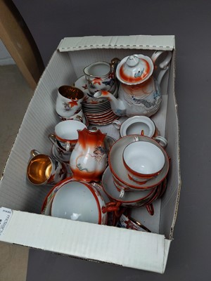 Lot 83 - A LOT OF THREE JAPANESE COFFEE SERVICES