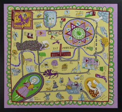 Lot 637 - 100% SILF SCARF BY GRAYSON PERRY