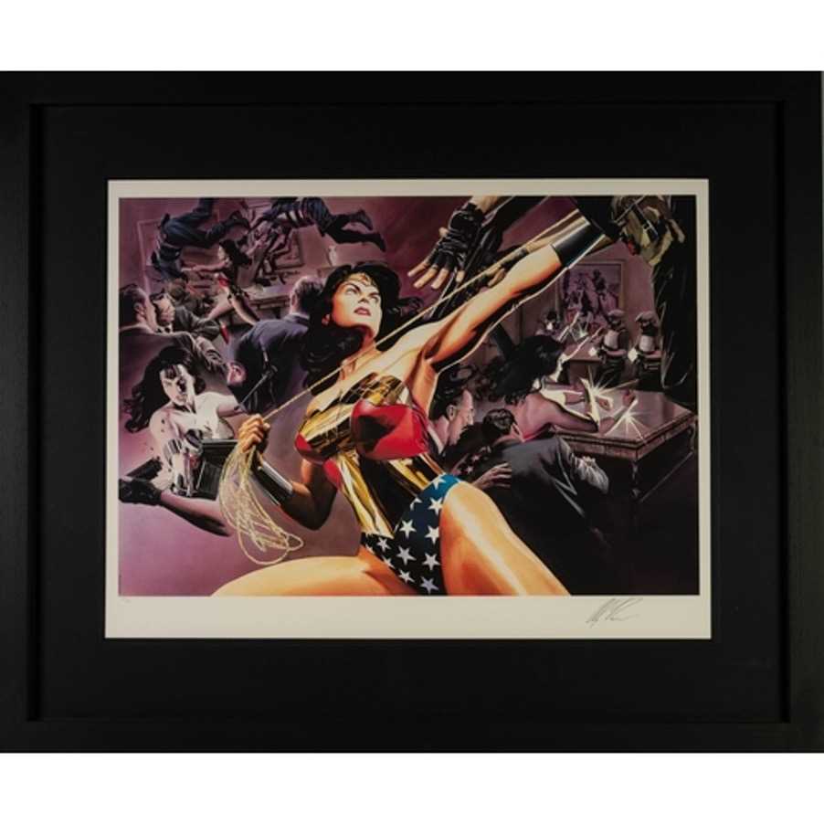 Lot 684 - WONDER WOMAN: DEFENDER OF TRUTH, A PRINT BY ALEX ROSS