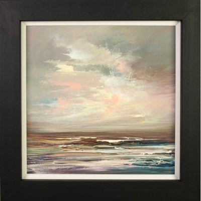 Lot 684 - STORMY MORNING VI, AN OIL BY PHILIP RASKIN