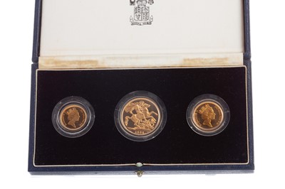 Lot 97 - THE 1988 GOLD PROOF THREE COIN SET