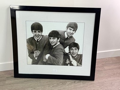 Lot 125 - A FRAMED 'QUADROPHENIA A WAY OF LIFE' FILM POSTER ALONG WITH TWO FRAMED BEATLES PRINTS