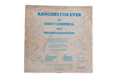 Lot 1711 - 'RANGERS FOREVER' LP RECORD