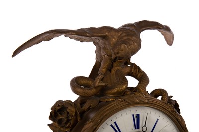 Lot 1104 - A LATE 19TH CENTURY FRENCH EIGHT DAY MANTEL CLOCK