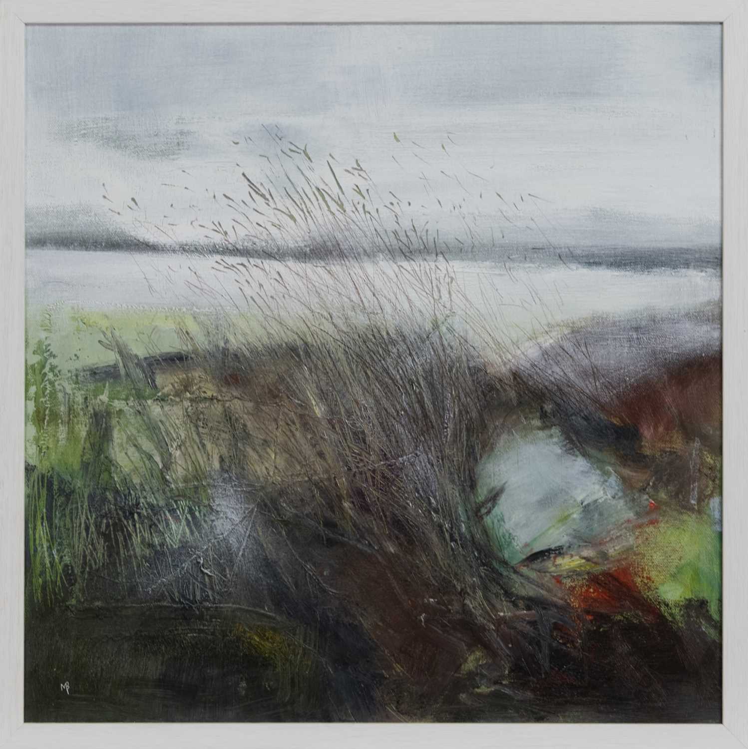 Lot 645 - WINTER WALK, A MIXED MEDIA BY MAY BYRNE