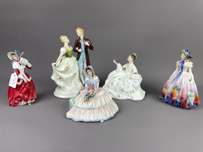 Lot 167 - A COLLECTION OF SEVEN ROYAL DOULTON FIGURES
