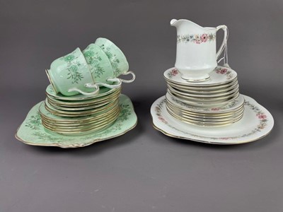 Lot 152 - A PARAGON 'BELINDA' PATTERN TEA SERVICE AND TWO OTHER TEA SERVICES