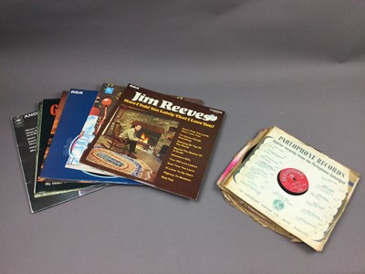 Lot 176 - A COLLECTION OF LP RECORDS AND 78 RPM RECORDS