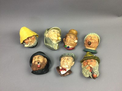 Lot 228 - A COLLECTION OF FIFTY BOSSONS HEADS