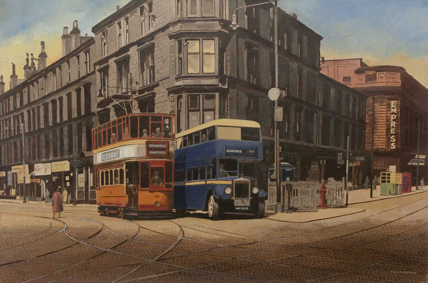 Lot 120 - ST GEORGE'S CROSS, AN OIL BY PETER ST CLAIR MERRIMAN