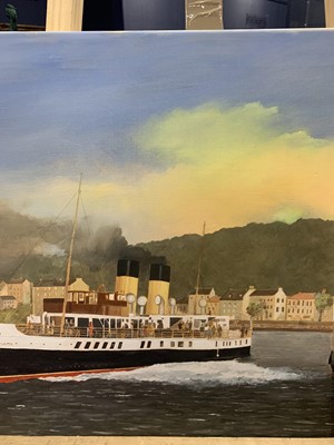 Lot 121 - JUPITER AT ROTHESAY, AN OIL BY PETER ST CLAIR MERRIMAN