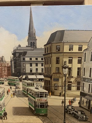 Lot 123 - DUNDEE, AN OIL BY PETER ST CLAIR MERRIMAN