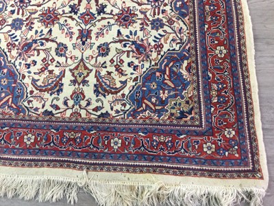 Lot 1630 - A MIDDLE EASTERN TABRIZ-TYPE RUG
