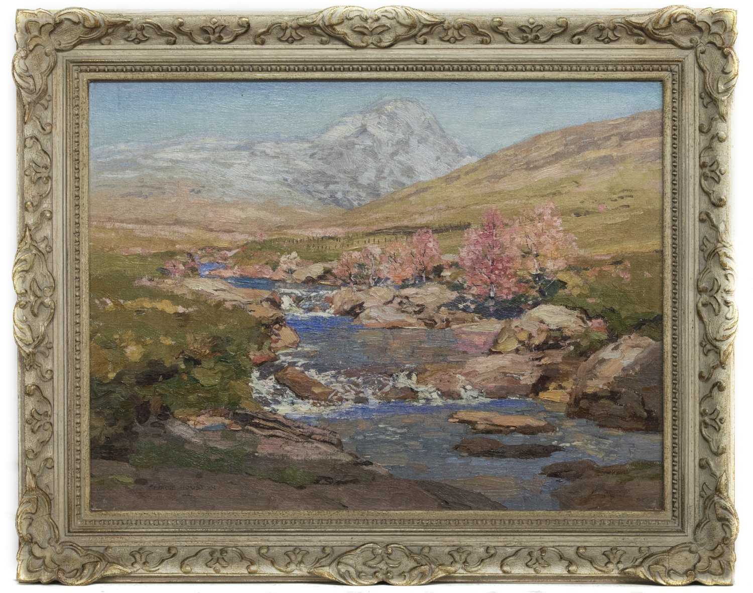 Lot 108 - HIGHLAND RIVER, AN OIL ATTRIBUTED TO GEORGE HOUSTON