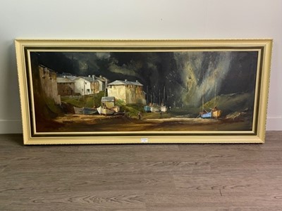 Lot 244 - A LARGE OIL ON CANVAS BY JACK MOULD (1925-1998)