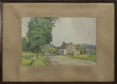 Lot 114 - ROB ROY'S HOUSE: LUIB AND ANOTHER, A PAIR OF WATERCOLOURS BY ALASTAIR DALLAS