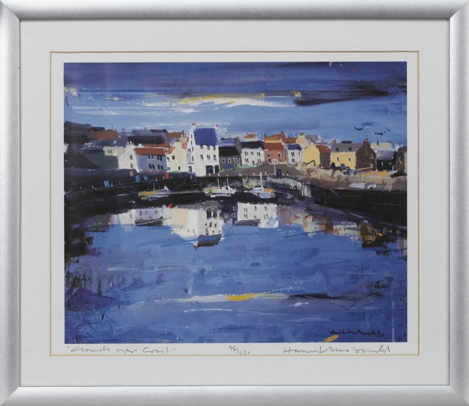 Lot 513 - CLOUDS OVER CRAIL, A LIMITED EDITION PRINT BY HAMISH MACDONALD