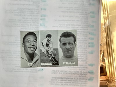 Lot 303 - A COLLECTION OF COLLECTOR'S FOOTBALL CARDS FROM 'THE VICTOR' MAGAZINE