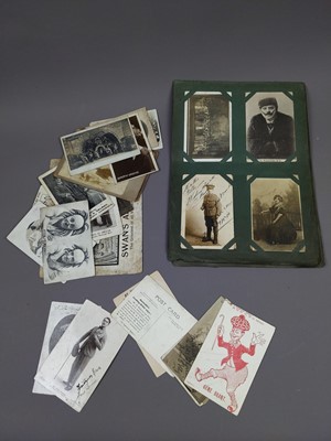 Lot 309 - AN EARLY 20TH CENTURY POSTCARD ALBUM