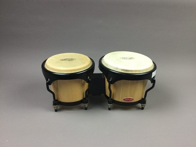 Lot 461 - A PAIR OF BONGO DRUMS BY STAGG