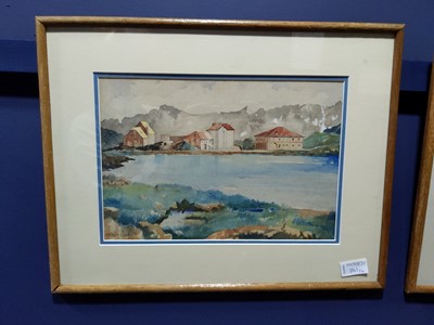 Lot 341 - A WATERCOLOUR BY L VAN STAATEN