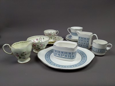 Lot 342 - A ROYAL DOULTON TEA AND COFFEE SERVICE AND A FOLEY TEA SERVICE