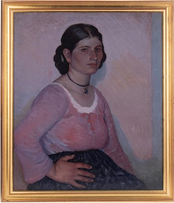 Lot 336 - AN UNTITLED PORTRAIT FROM THE CIRCLE OF GEORGE CLAUSEN