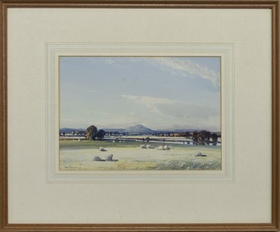 Lot 205 - THE FLOCK, A WATERCOLOUR BY TOM CAMPBELL
