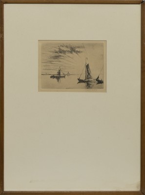 Lot 157 - SAILING, AN ETCHING BY WILLIAM DOUGLAS MACLEOD