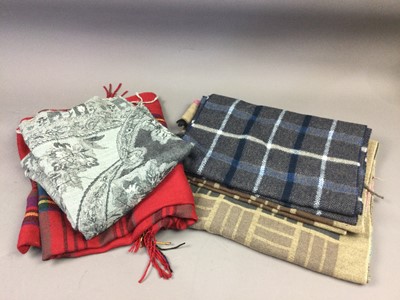 Lot 466 - A COLLECTION OF SILK AND OTHER SCARVES