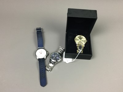 Lot 592 - A LOT OF THREE COSTUME WATCHES